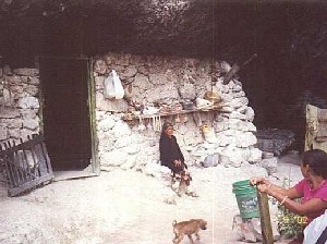 A Tarahumara cave home
