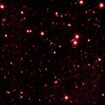First photo from Space Infrared Telescope Facility