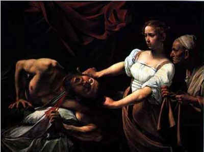 Judith Slaying Holofernes, Caravaggio 1599