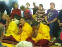 Monks chanting