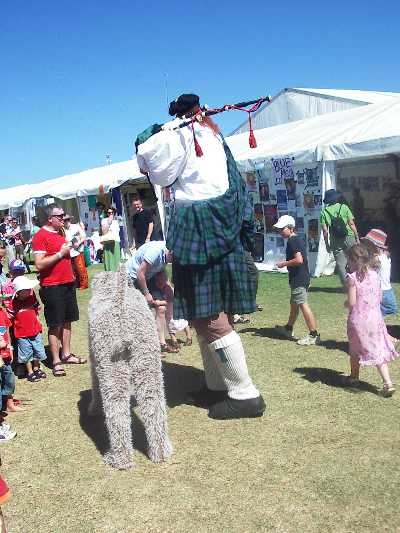 Giant Scot at the Port Fairy Folk Festival