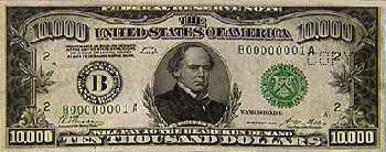 $10,000 bill